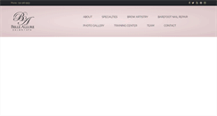 Desktop Screenshot of belleallurestyle.com